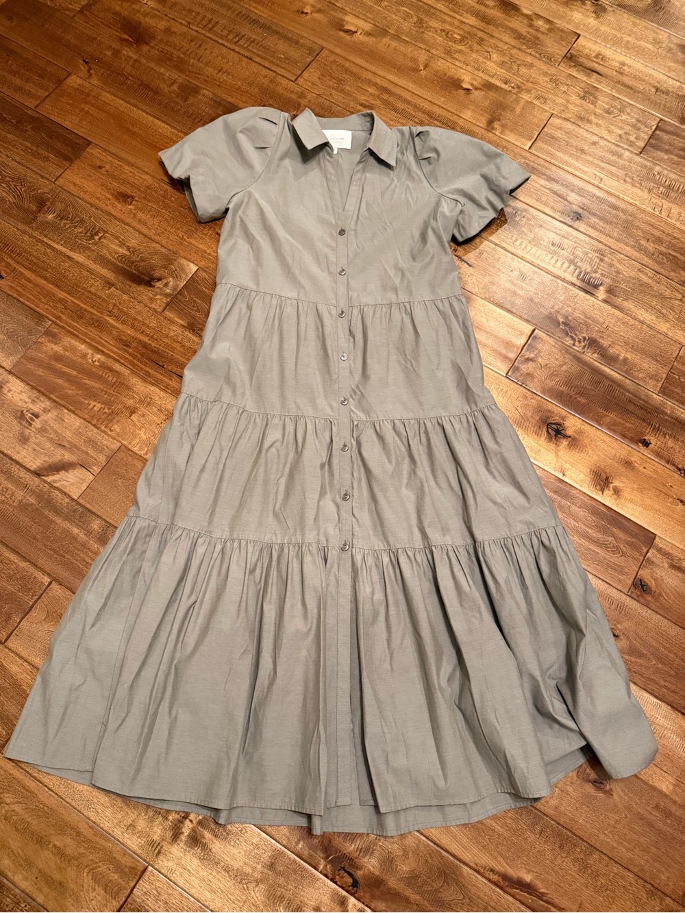 Brochu Walker Button-Front Women’s Dress in Light Gray